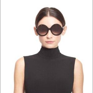 Alice + Olivia Stacey Black and White Sunglasses
